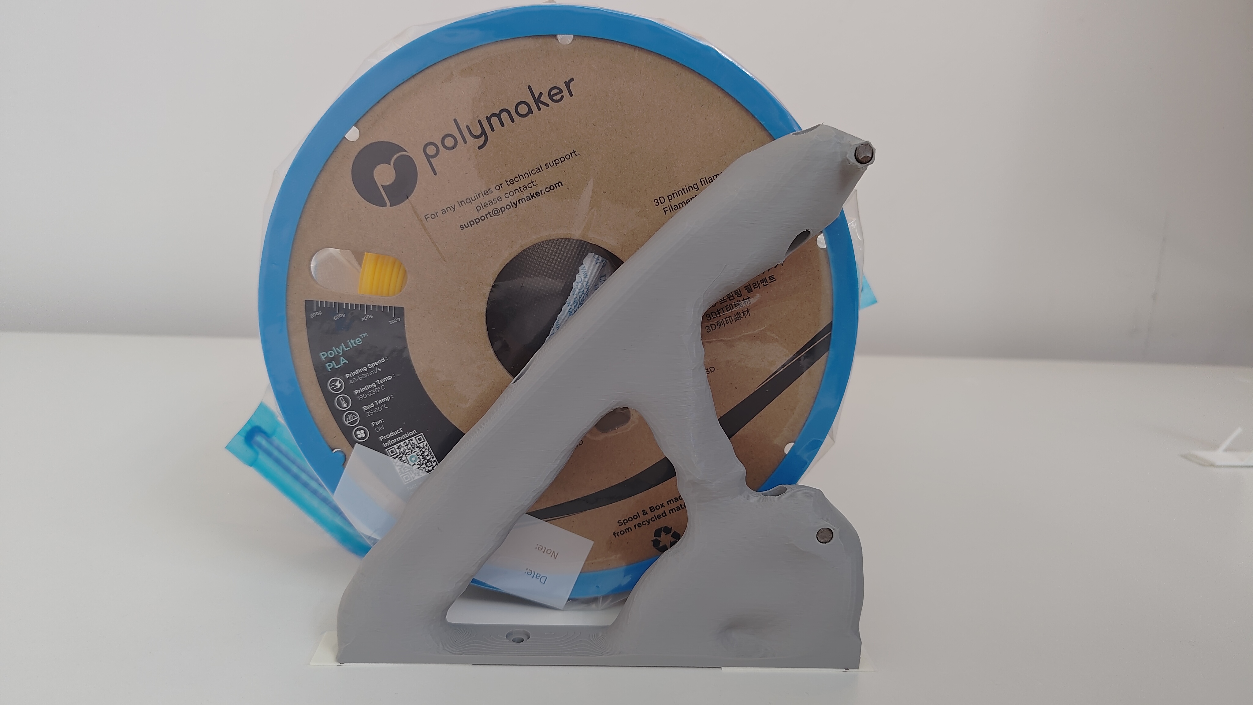 Spool Holder Topology Optimized by Flemobil | Download free STL model ...