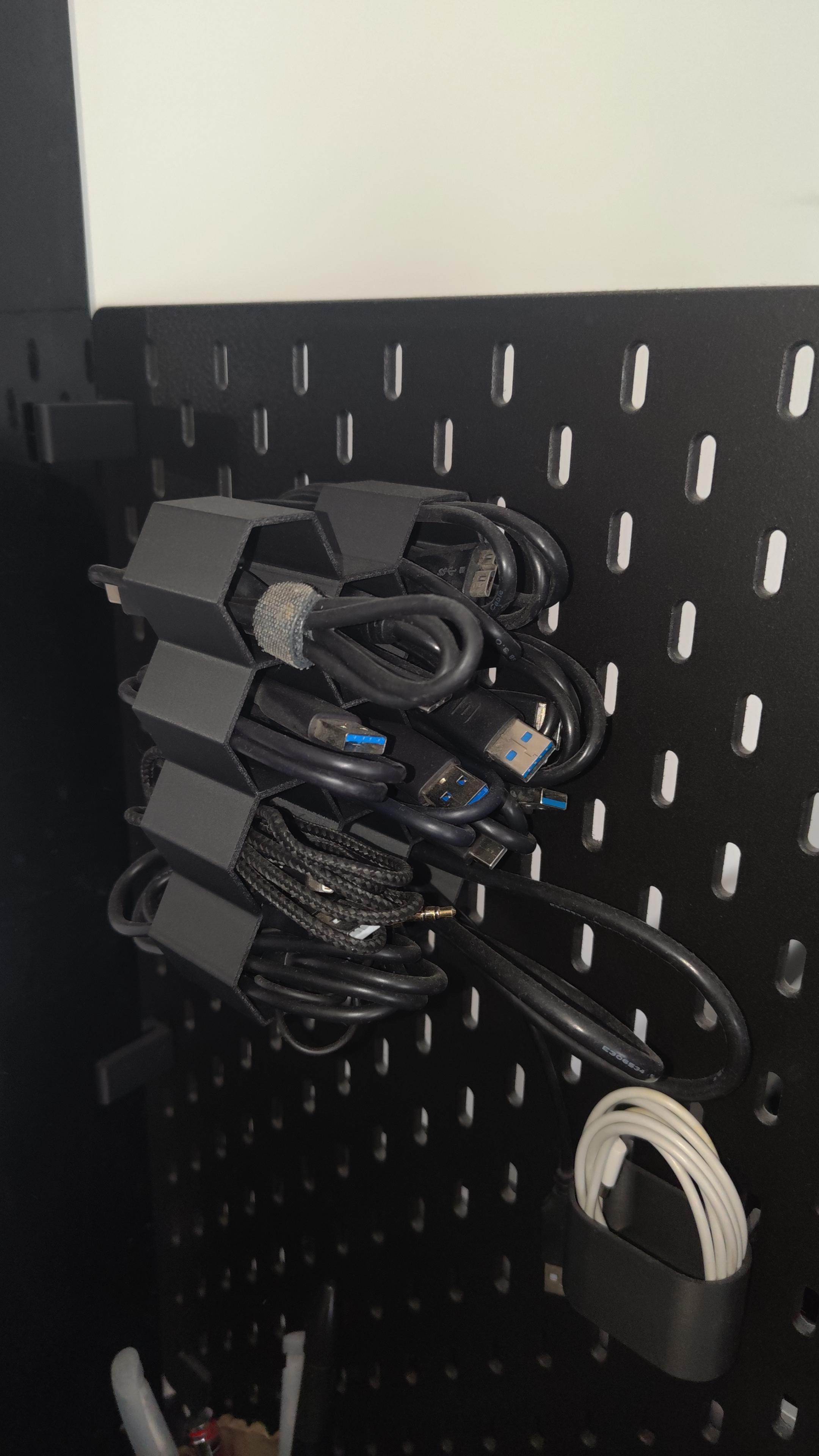IKEA Skadis Cable Holder