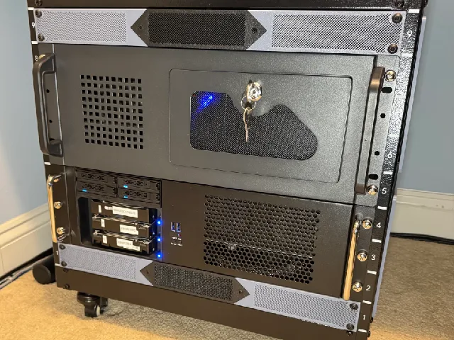 19" Inch 1U Server Studio Rack Cover Plate