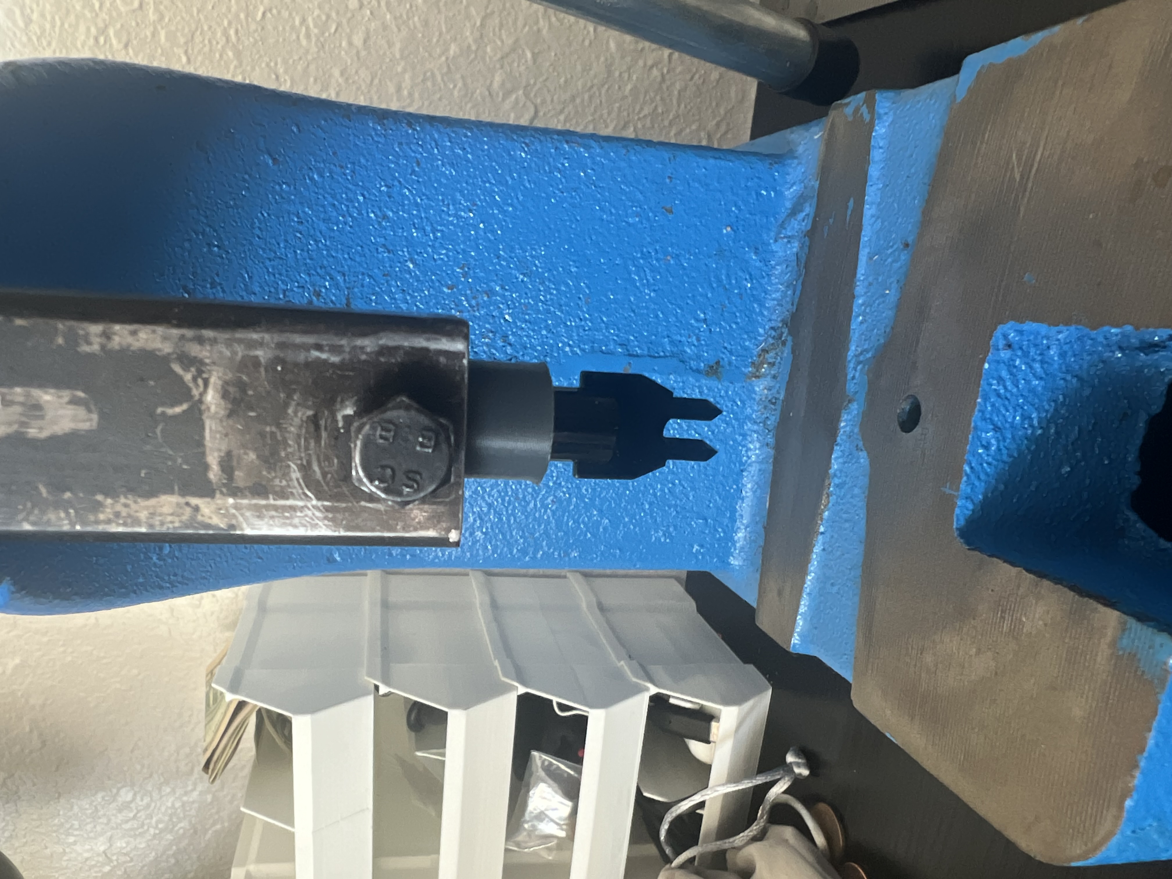 Arbor Press 3/8” Tool Fixture by forkstealer | Download free STL model ...