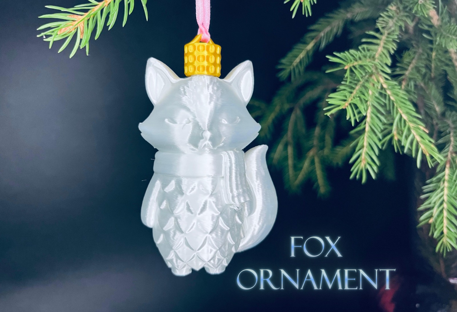 Christmas tree Fox ornament - collection 2025