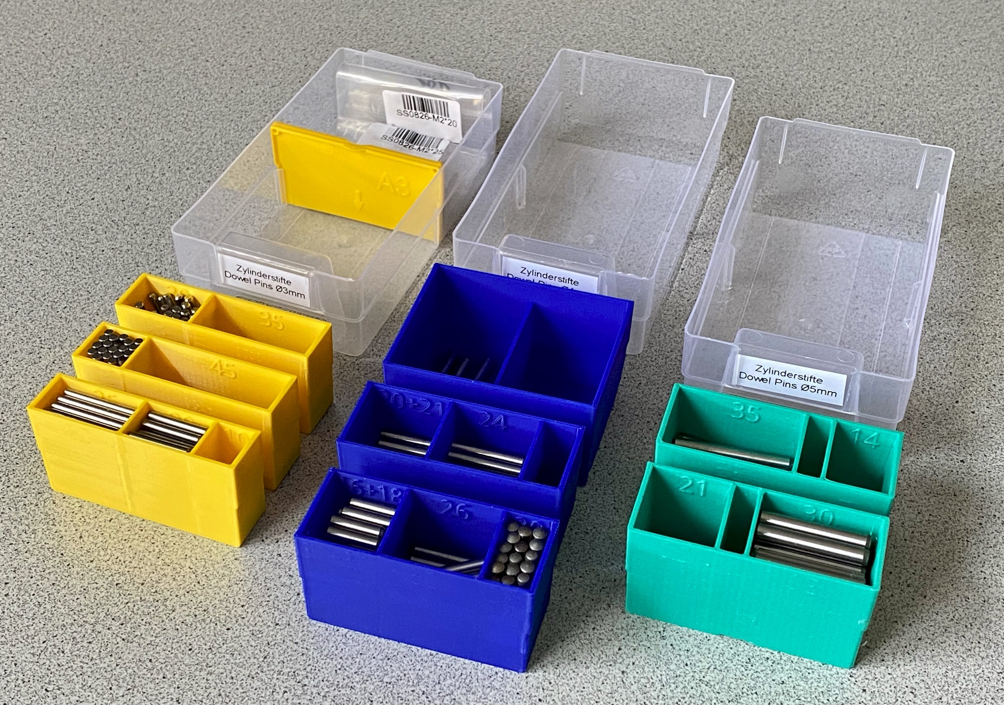 Separator Compartments for Assortment Tool Box brandname 