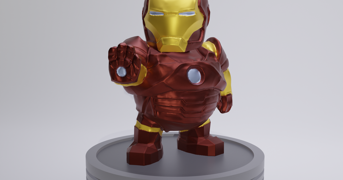 Chubby Fat Iron Man Por Sawek 