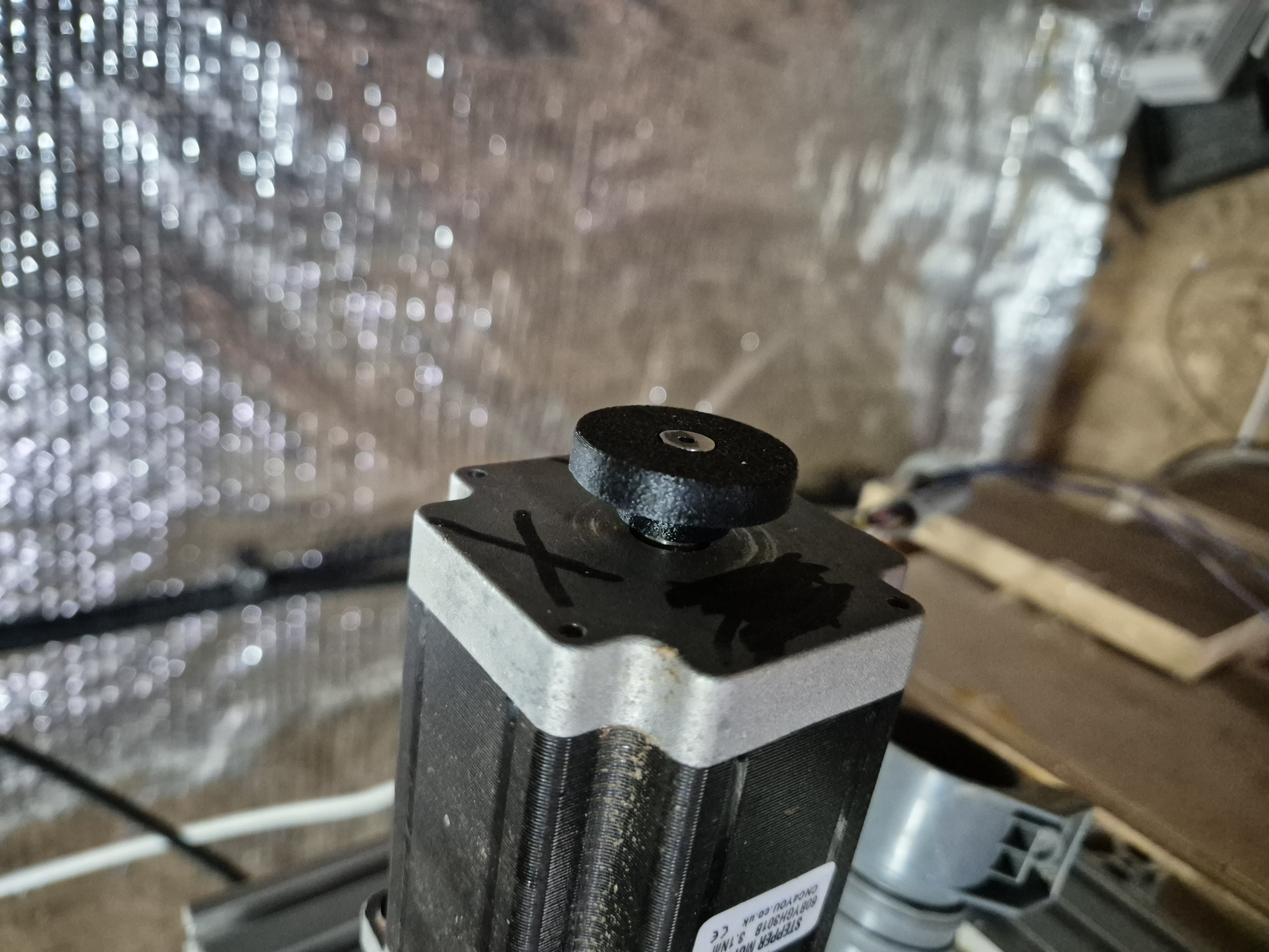 Hand Wheel for the output shaft on a NEMA 23