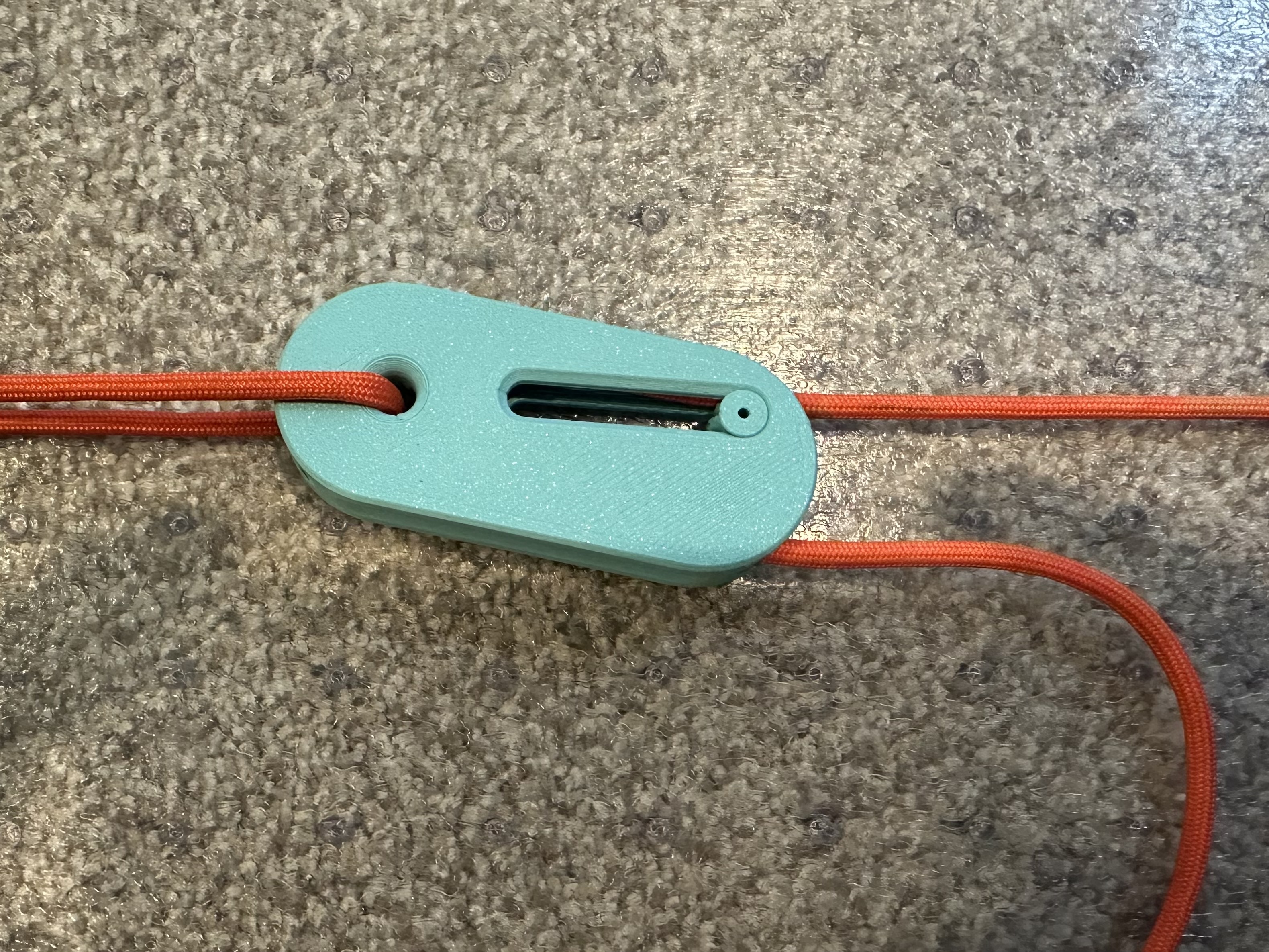 Auto-locking 180° Rope Tensioner (print-in-place) 3D model thumbnail