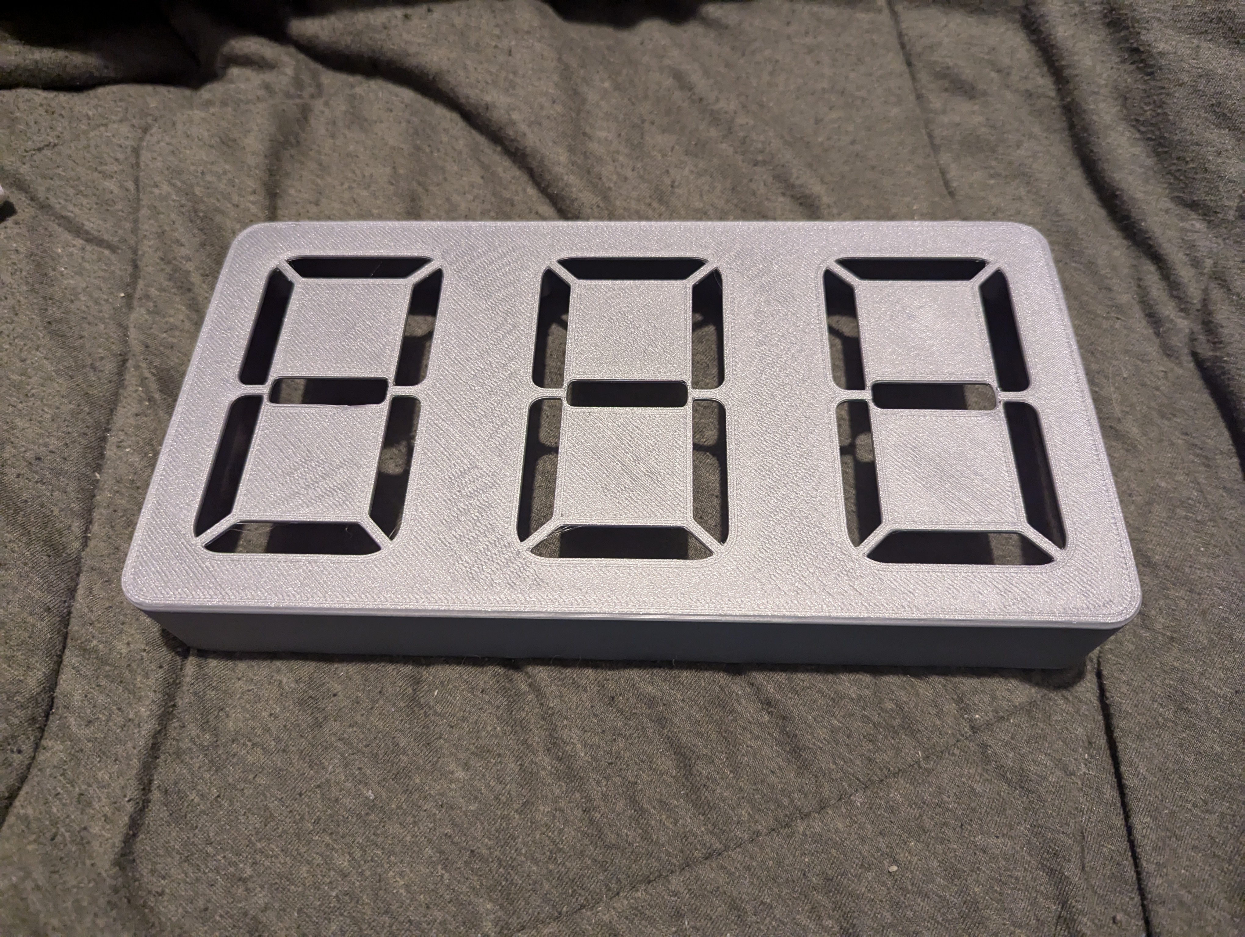 7 Segment 3-Digit Mechanical Counter Body for v3.0 3D model thumbnail
