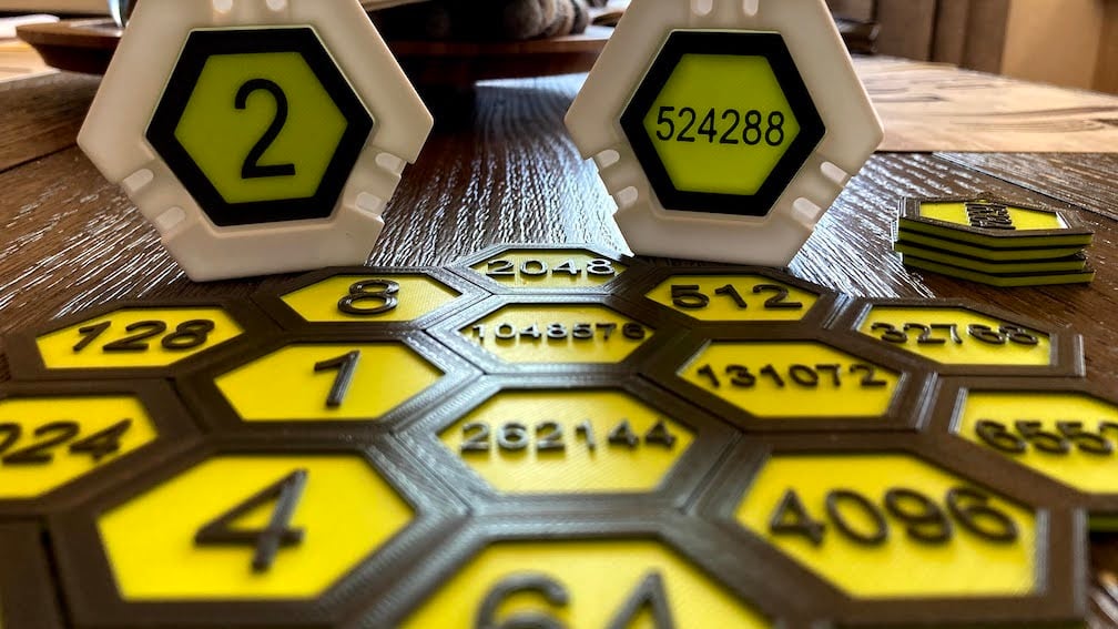 GraviTrax Binary Place Value Landing Pads for Marble Computers