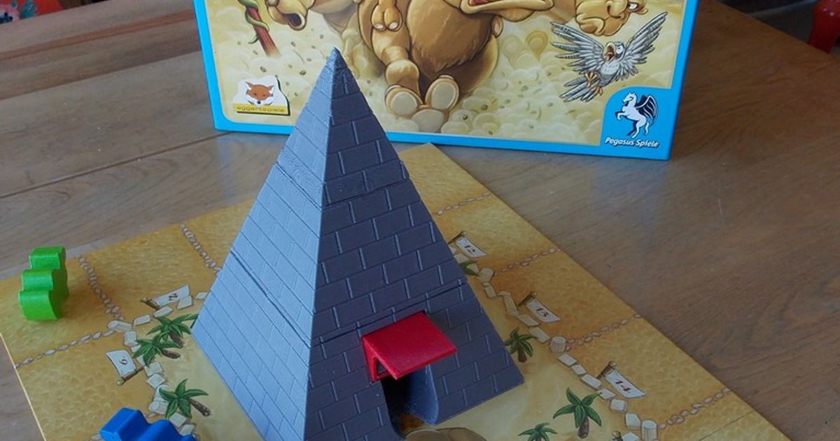 Dice Tower (Pyramid) for CamelUp Board Game por mobiobi Descargar