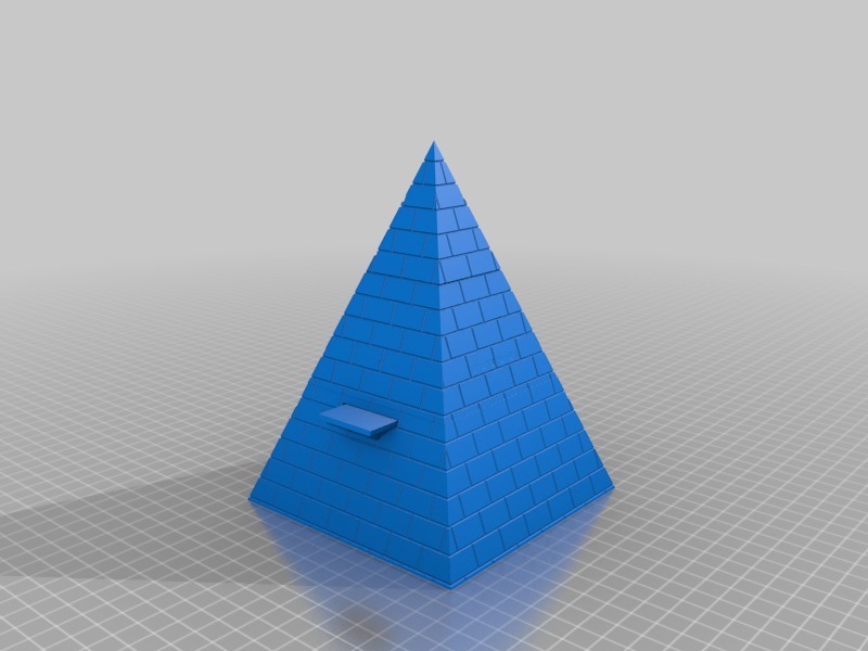 Dice Tower (Pyramid) for CamelUp Board Game by mobiobi Download free