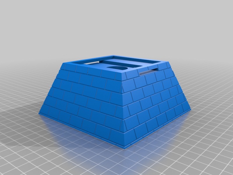 Dice Tower (Pyramid) for CamelUp Board Game by mobiobi Download free