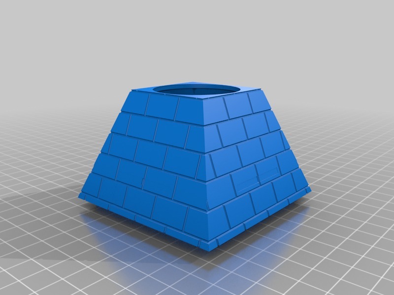 Dice Tower (Pyramid) for CamelUp Board Game by mobiobi Download free