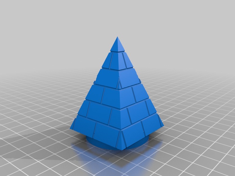 Dice Tower (Pyramid) for CamelUp Board Game by mobiobi Download free