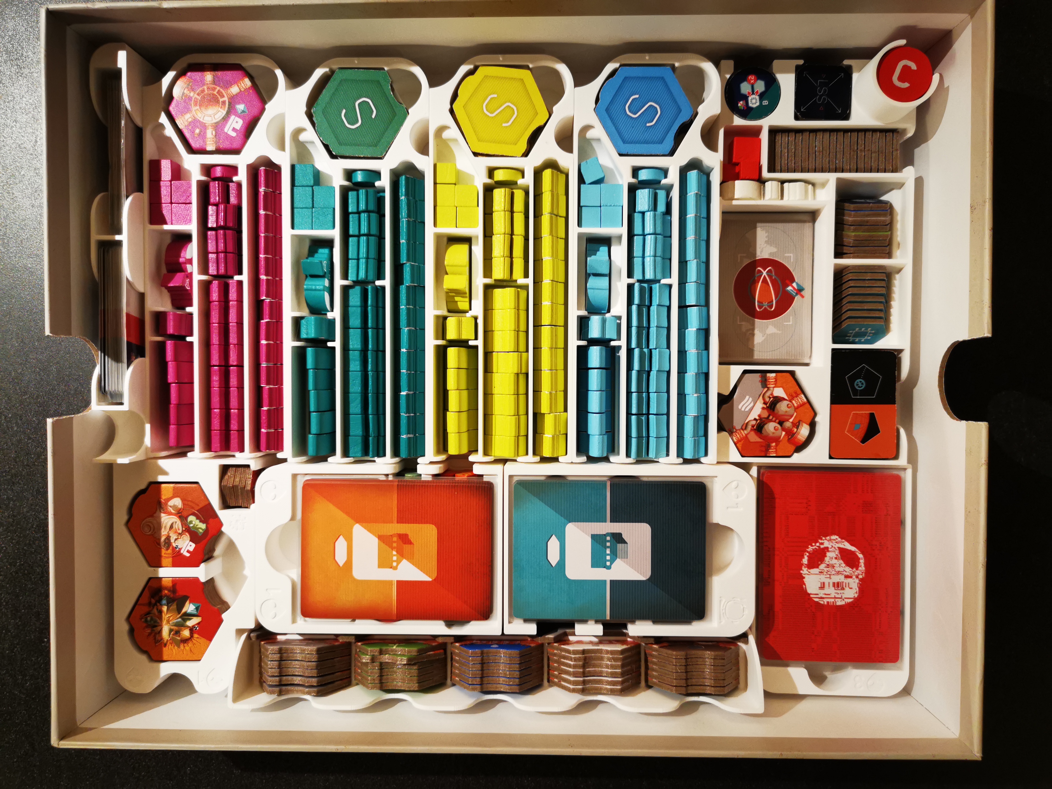 On Mars + Alien Invasion expansion single box deluxe organizer