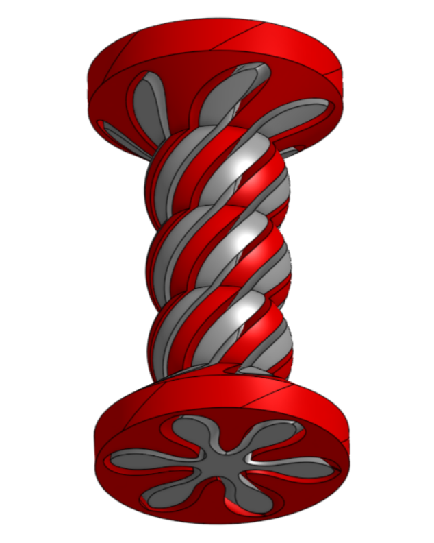 Stacked Sphere Spiral Fidget — miniatura 2