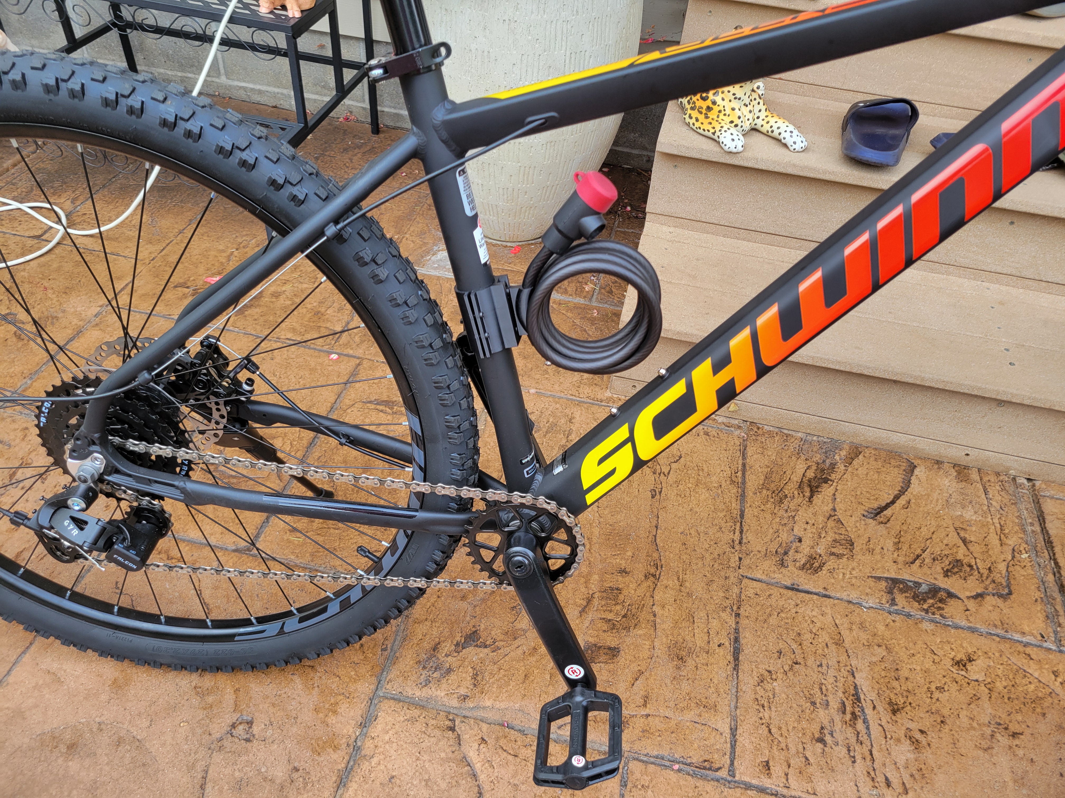 Bike Cable Lock Holder 3D model thumbnail