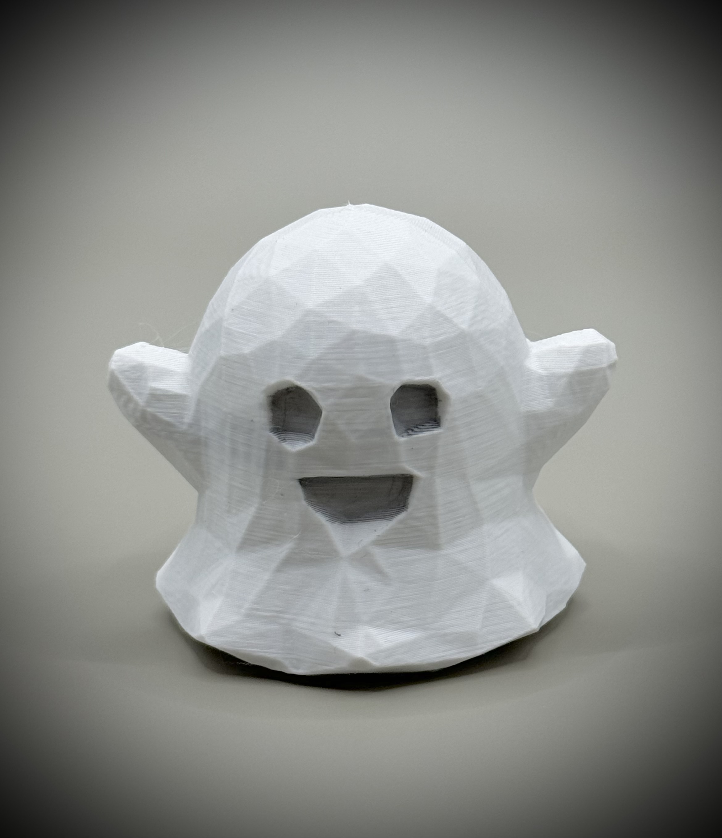 Happy Ghosty the Low Poly Ghost by cwlewis11 Download free STL model