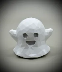 Low poly ghost by GHEIRMAN | Download free STL model | Printables.com