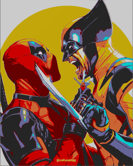 Afiche Deadpool & Wolverine
