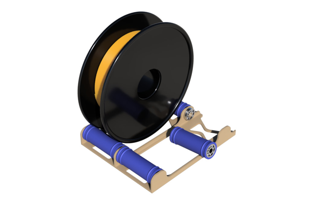 Filament spool holder for dry box