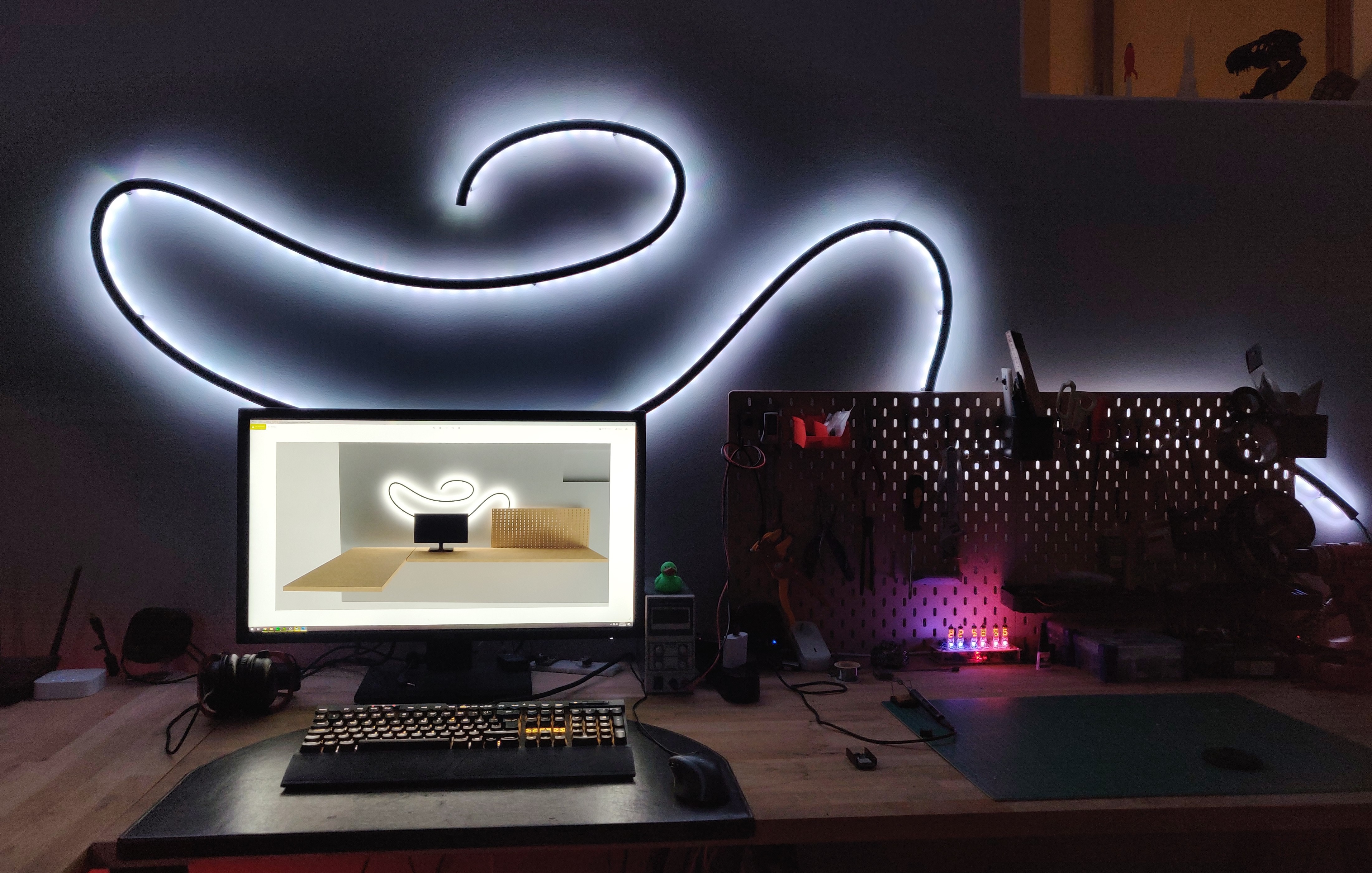 Wall LED decoration