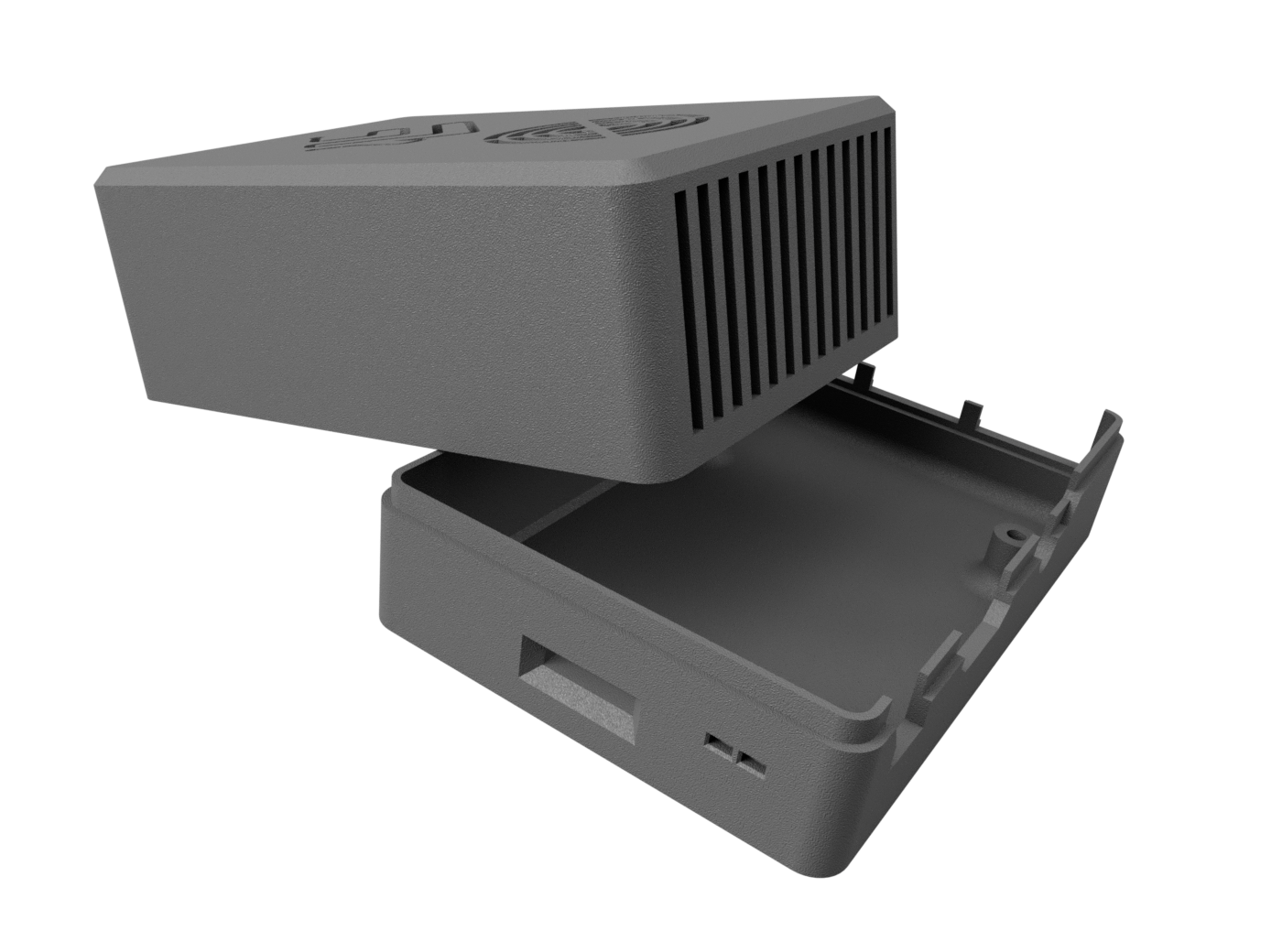 Raspberry Pi 3B case no screws 30mm fan Homebridge RaZberry Z
