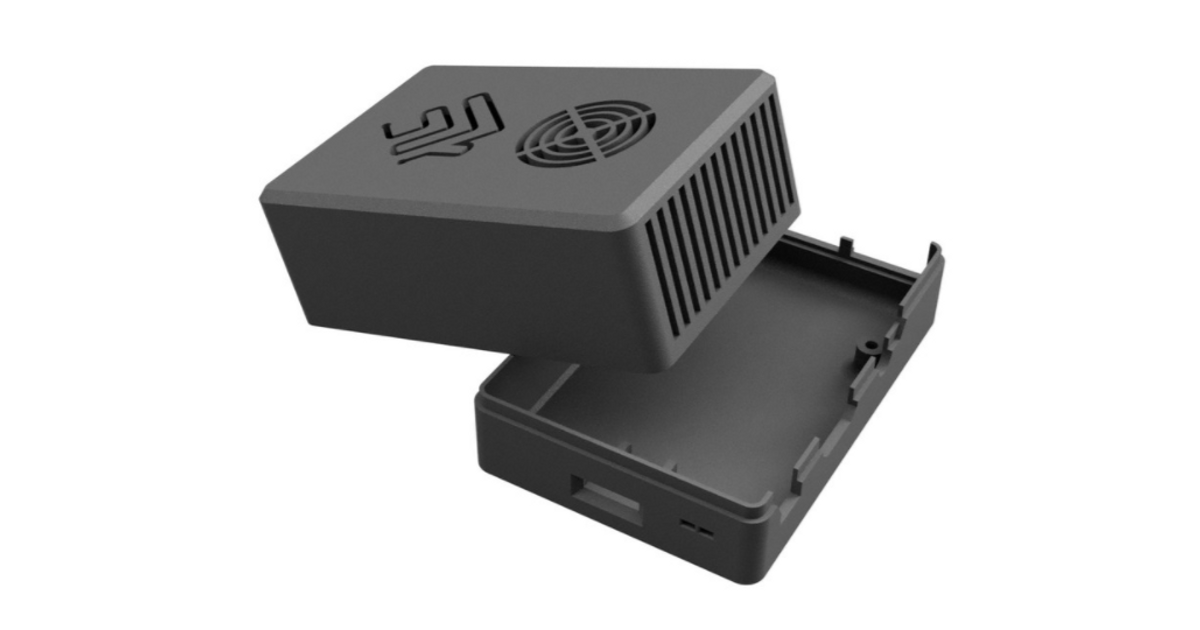 Raspberry Pi 3B case no screws 30mm fan Homebridge Razberry Z