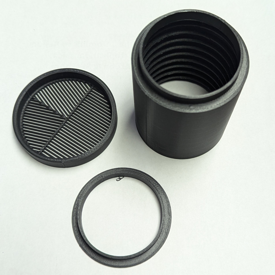 Seestar S50 Dew/Light Shield With Baffles