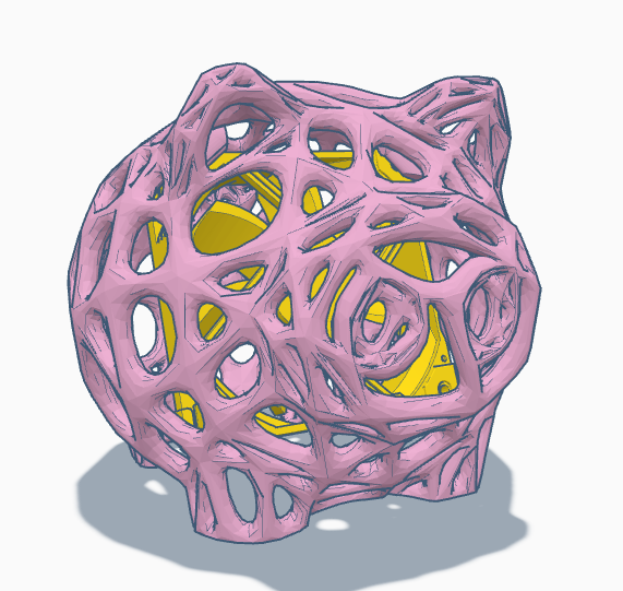 VORONOI PIG 90MM PC FAN CASE