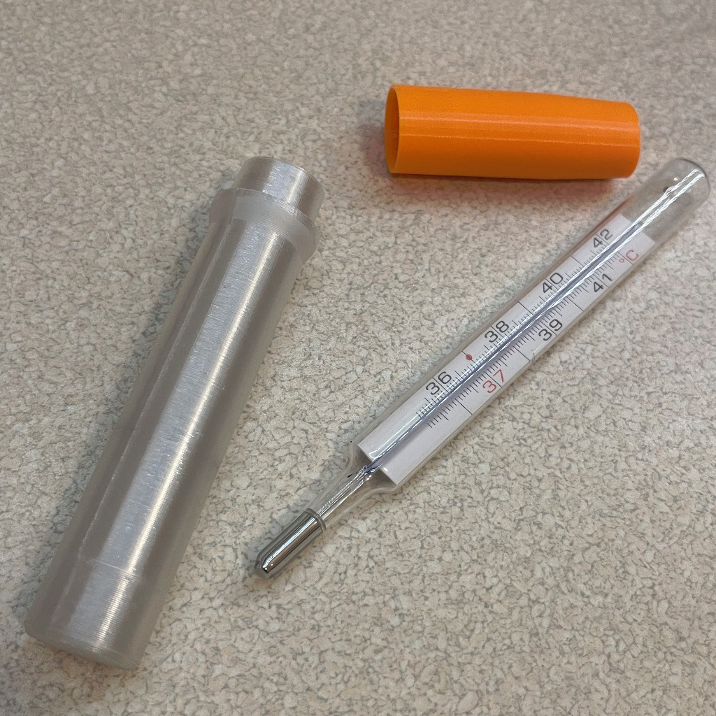 Thermometer case / Obal na rtuťový teploměr