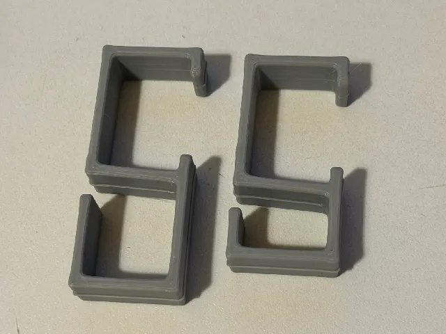 Amazon monitor stand cable hooks 3x2cm (WALI/VIVO/ErGear)