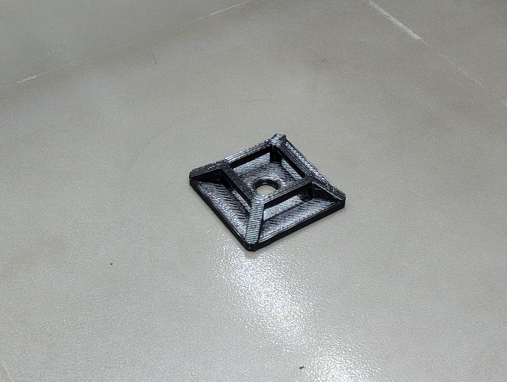 Tie wrap mount