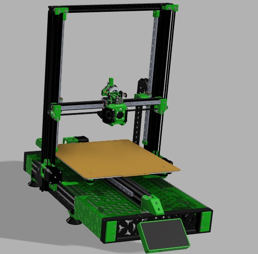 Trinity Nova Max Neo V1 (Ender 3 Max Neo to Enderwire) 3D model thumbnail