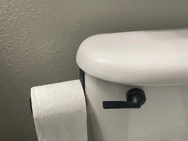TOILET PAPER BOWL HOLDER NO SUPPORTS