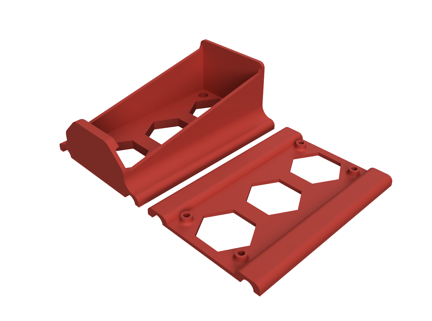 Doorbell mount for double bar mat