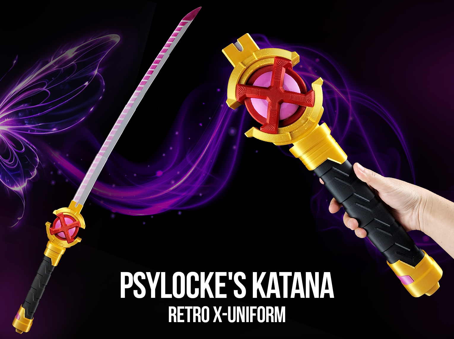 Psylocke's Katana -Retro X-Uniform - Marvel Rivals