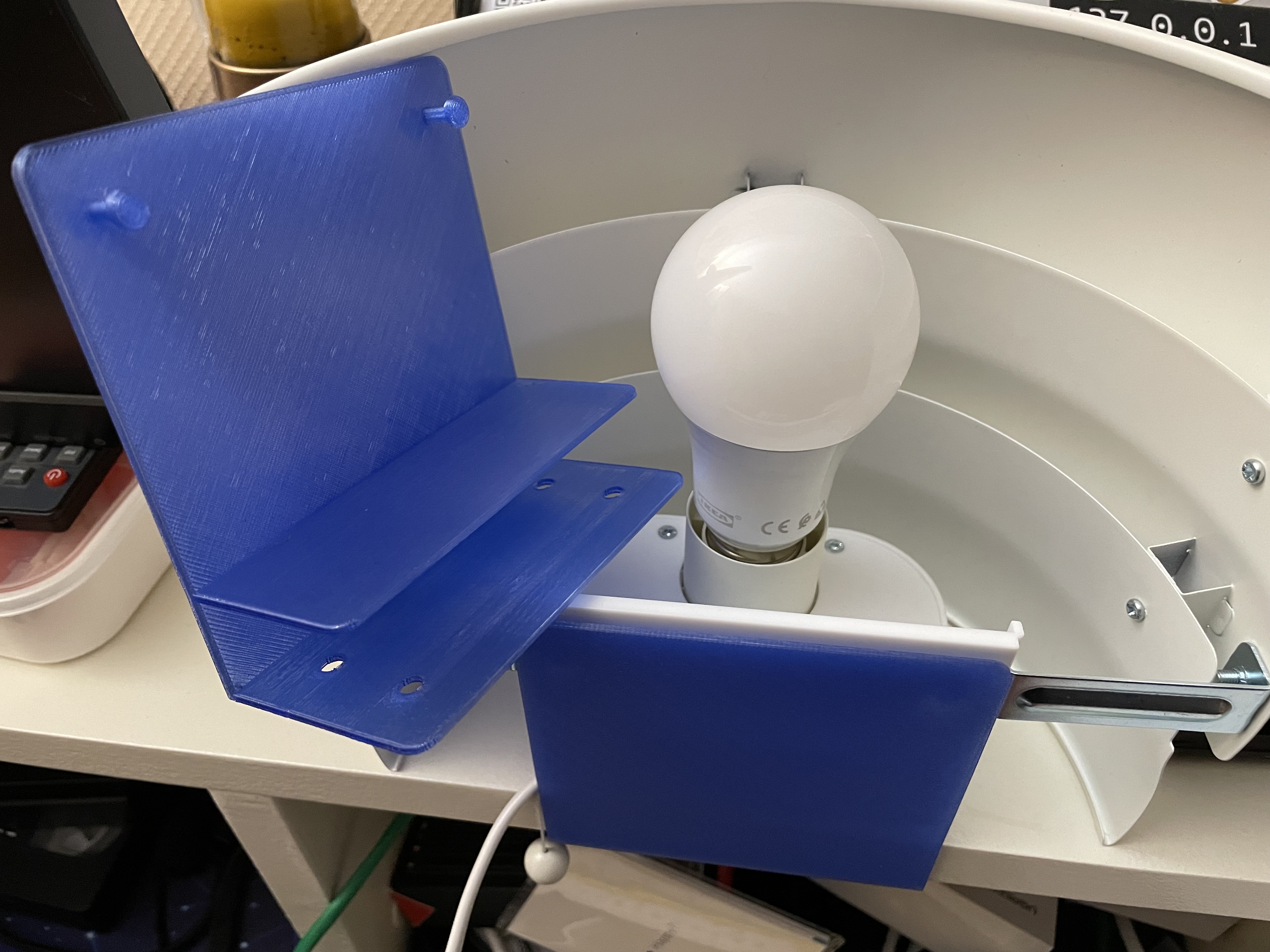 GRONPLYM wall lamp support