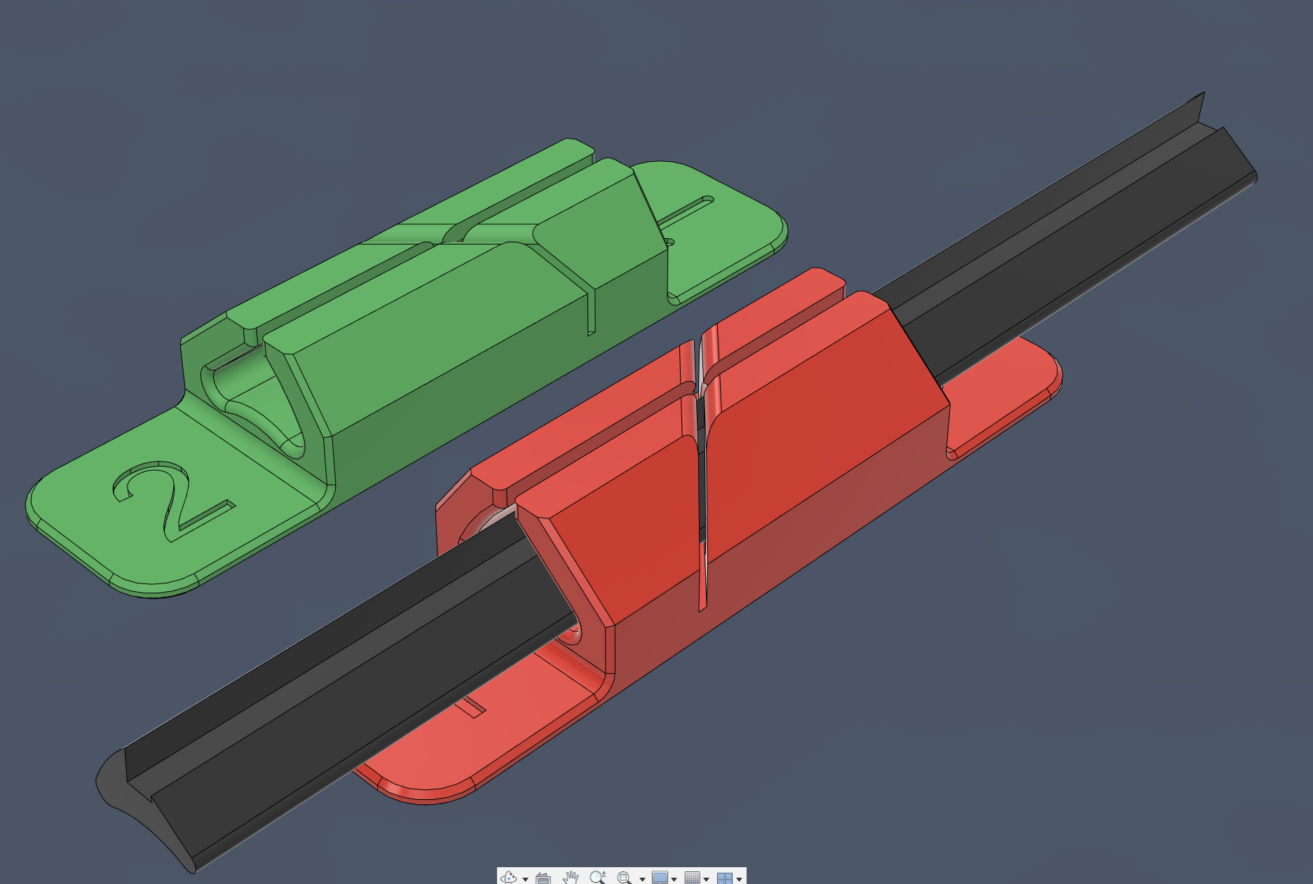 Mitered cutter for panel seal / panel clamps for Clicky-Clack Fridge Door for Voron