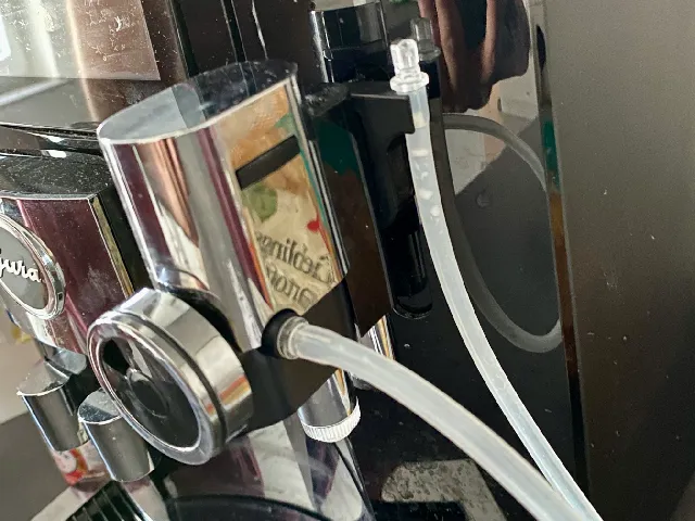 Jura J8 milk hose holder