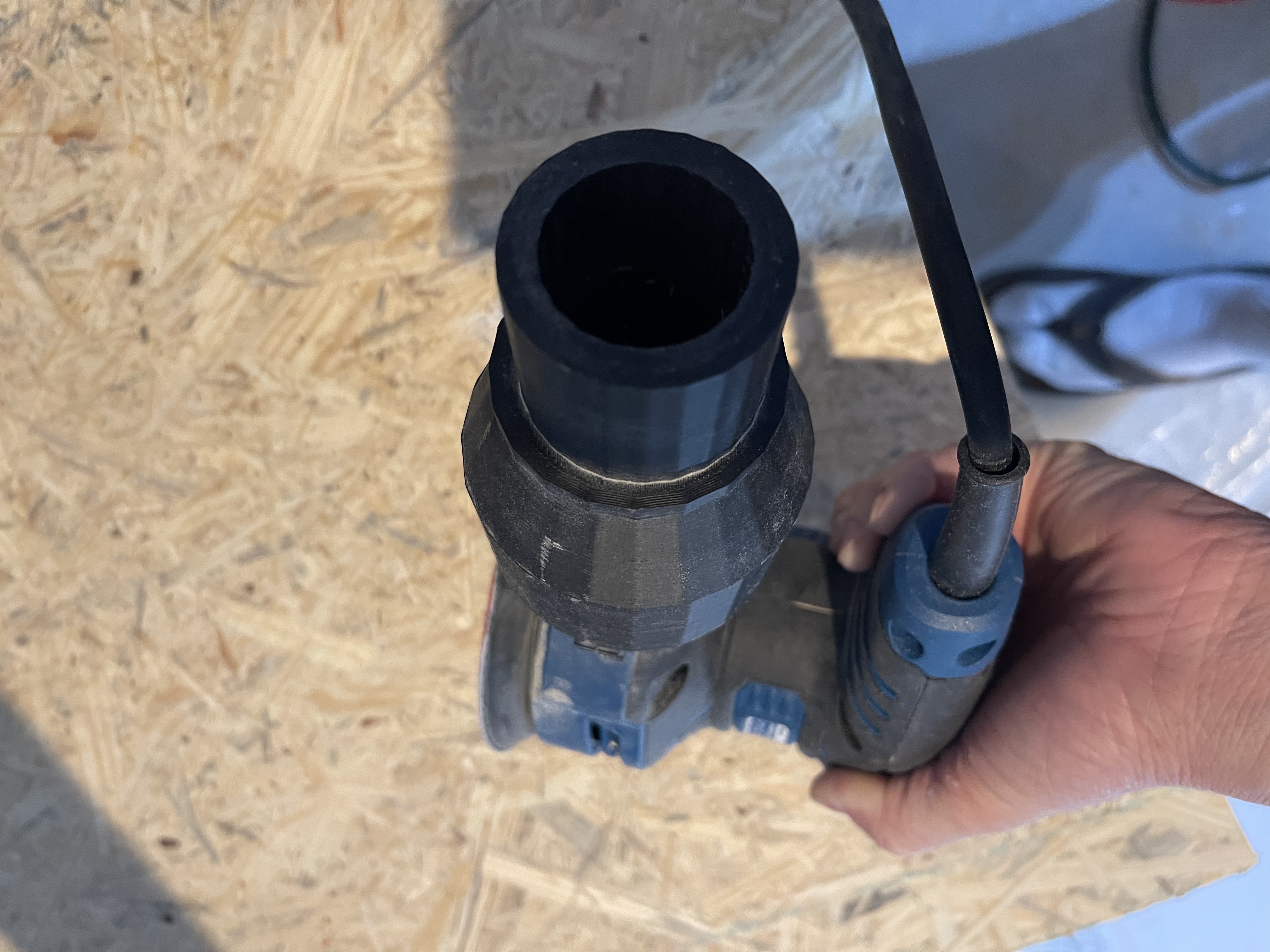 HERCULES 3 Orbital Sander adaptor to 1/4" dust colection hose