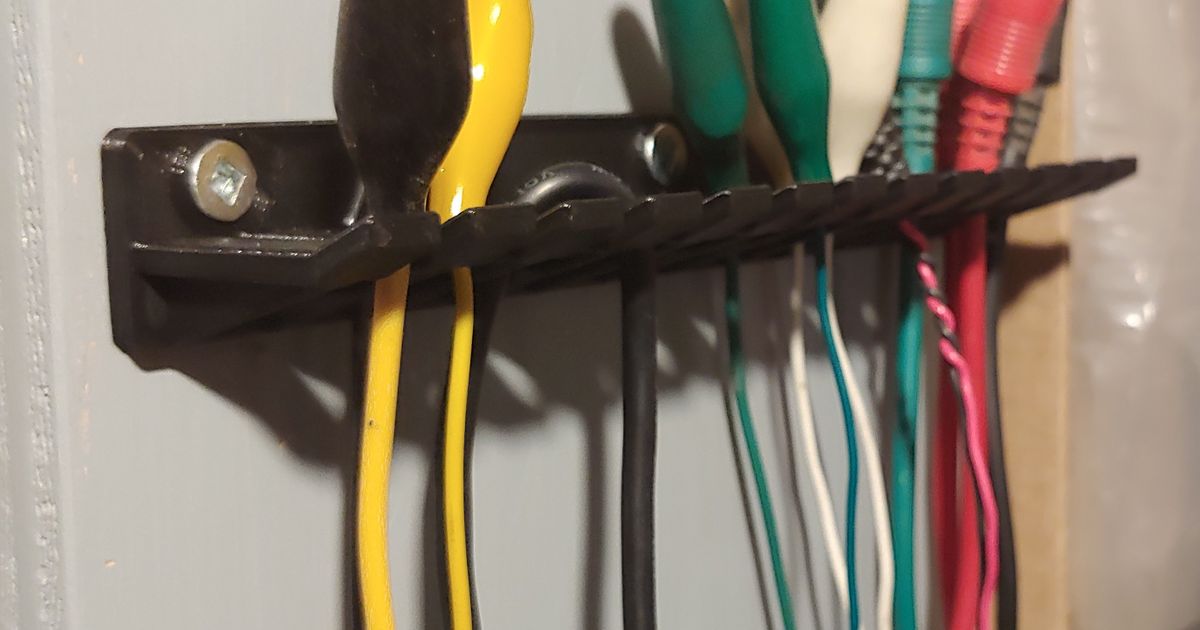 Test lead hanger by Drew Download free STL model