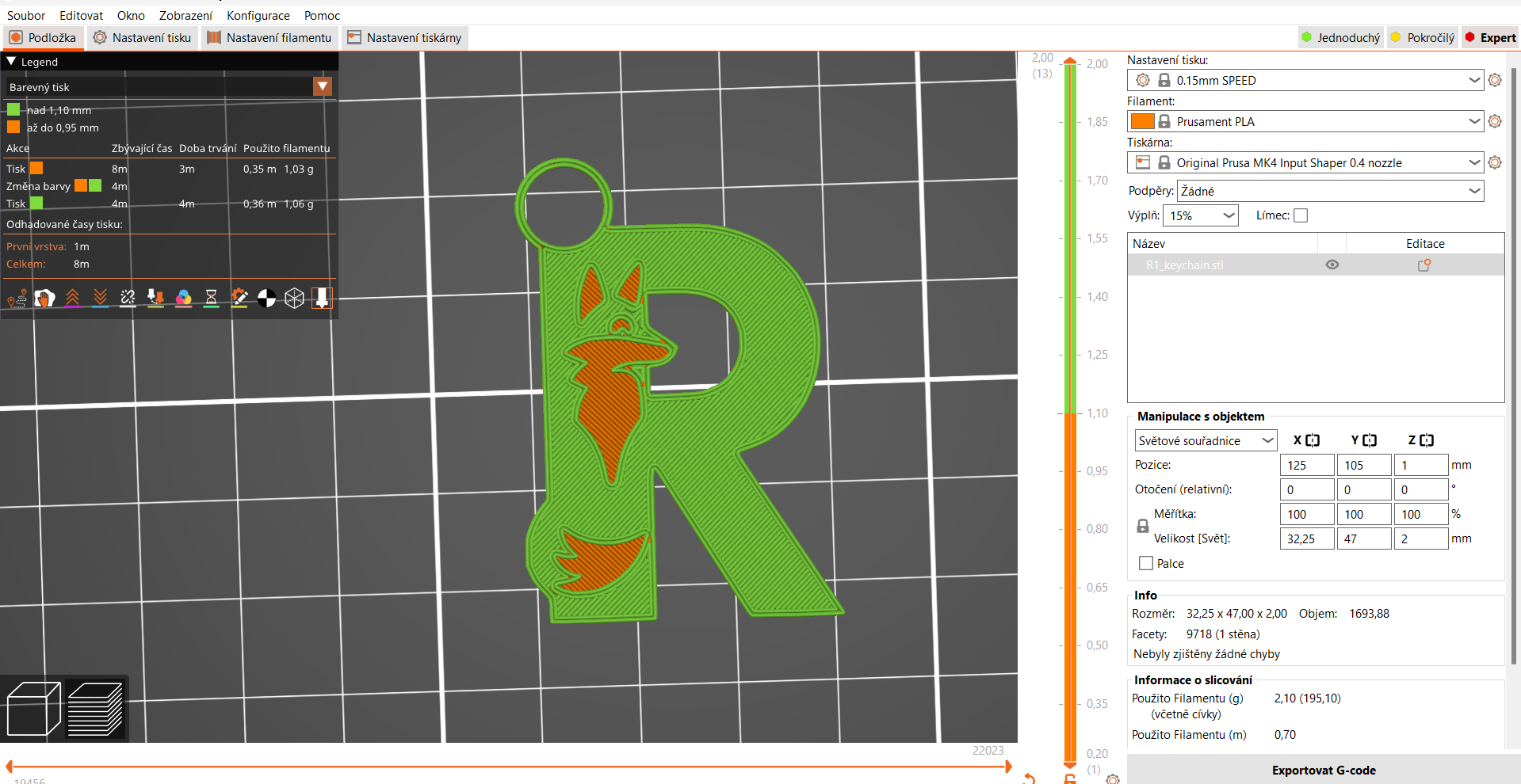 Fox alphabet: Letter R (version 1) by Nina Máčová | Download free STL ...