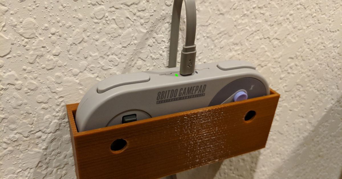 Game Controller Holster by nullgel Download free STL model