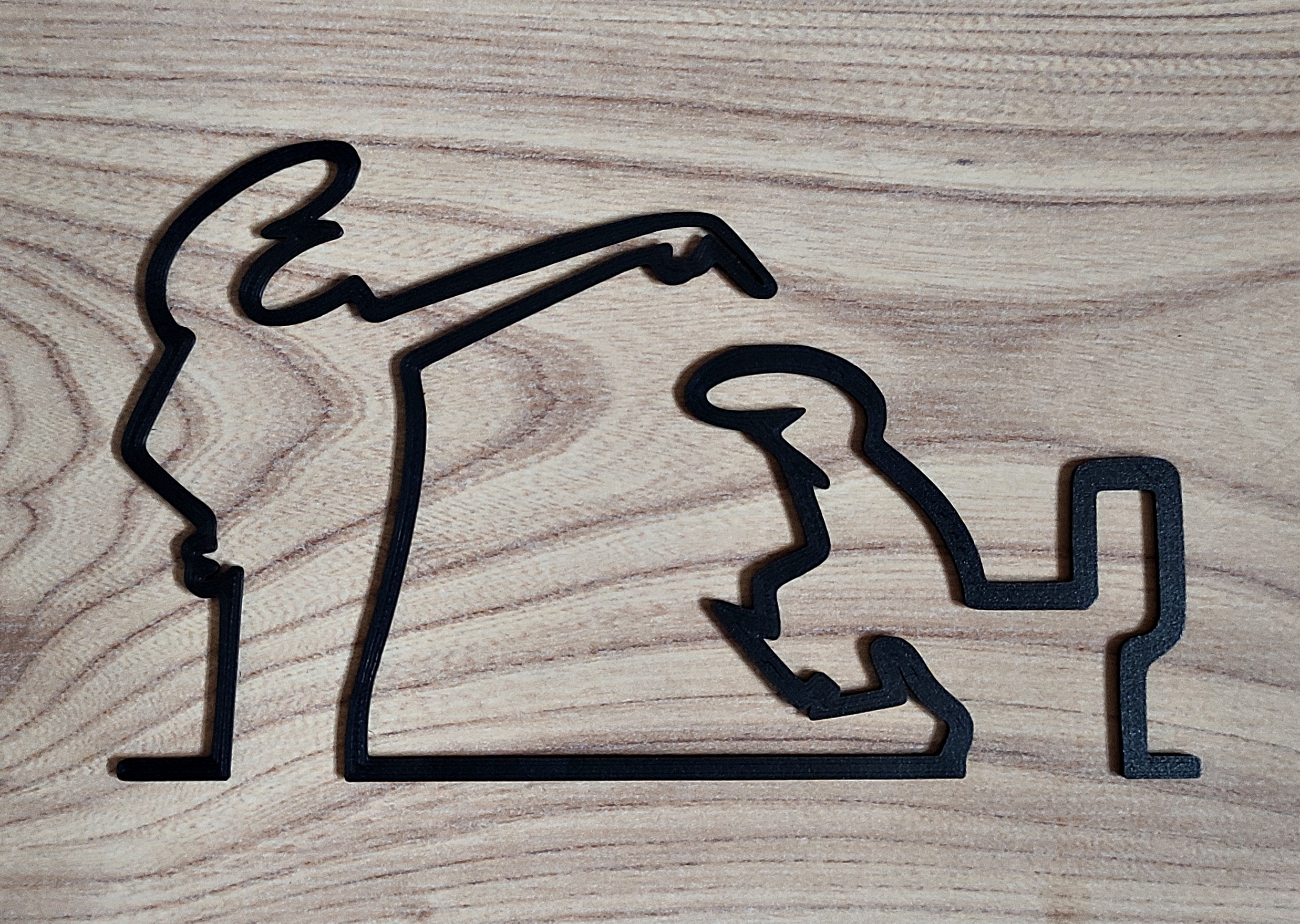Funny “WC” Door Hanger – La Linea Balum 156