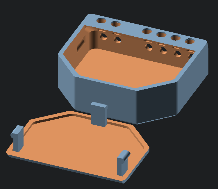 Miniatura 2 do modelo 3D Shelly 1 Plus Dummy CASING