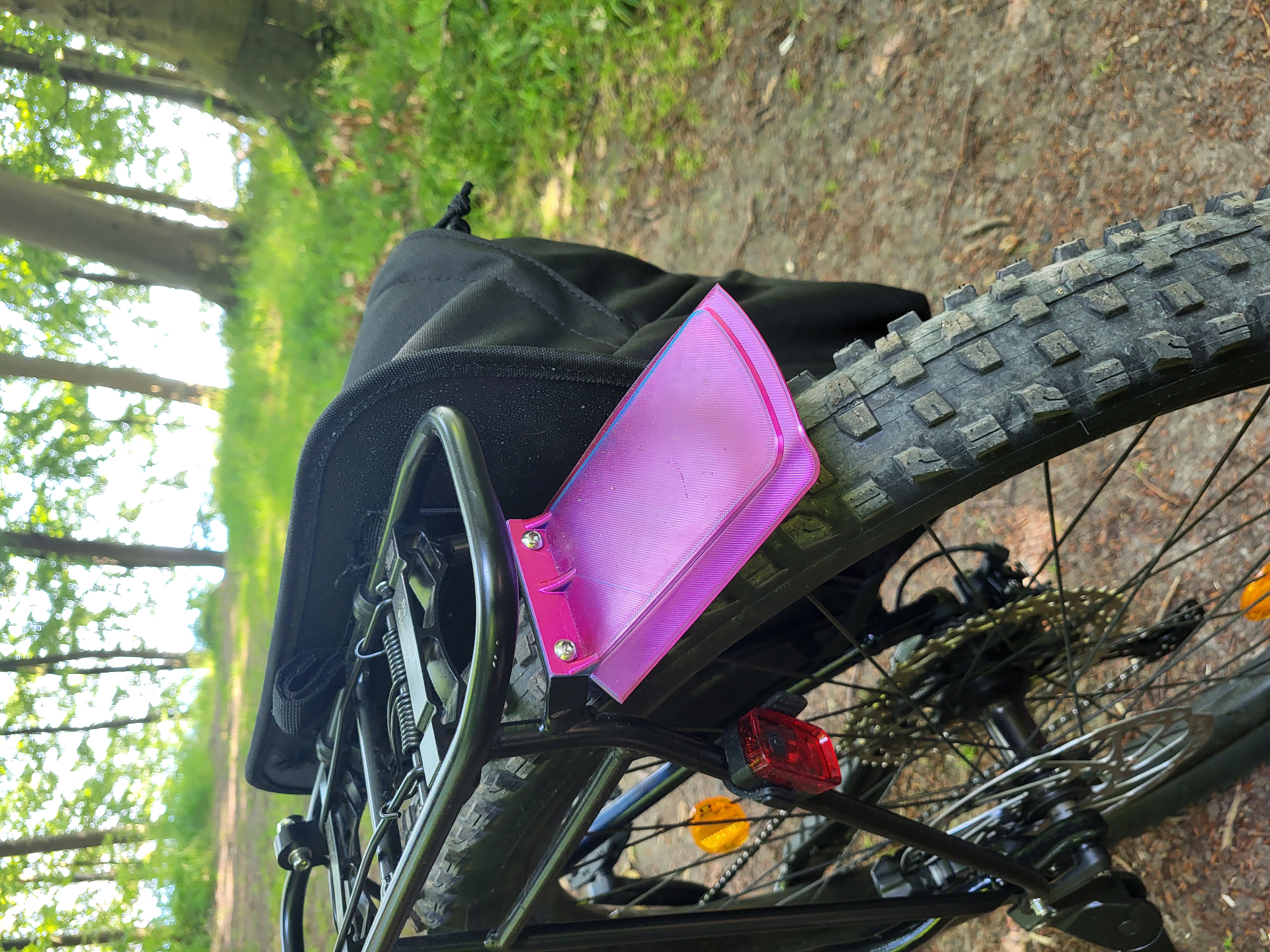 Spritzschutz / Mudguard für Gepäckträger-Montage