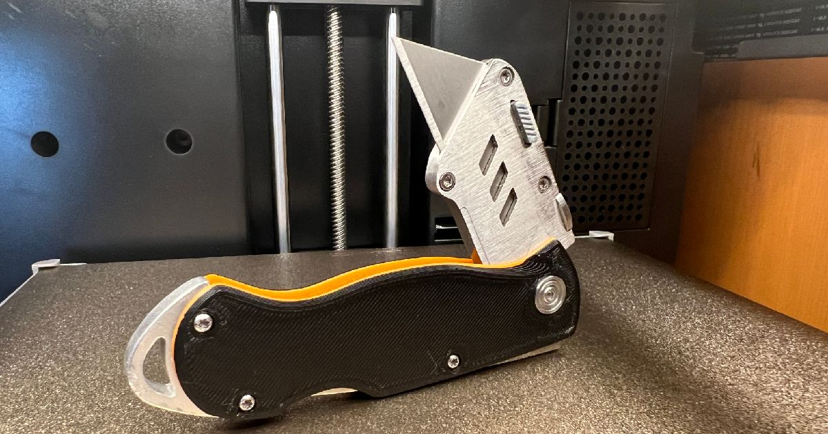 JerryRigEverything Knife Handle by RubikOwl Download free STL model