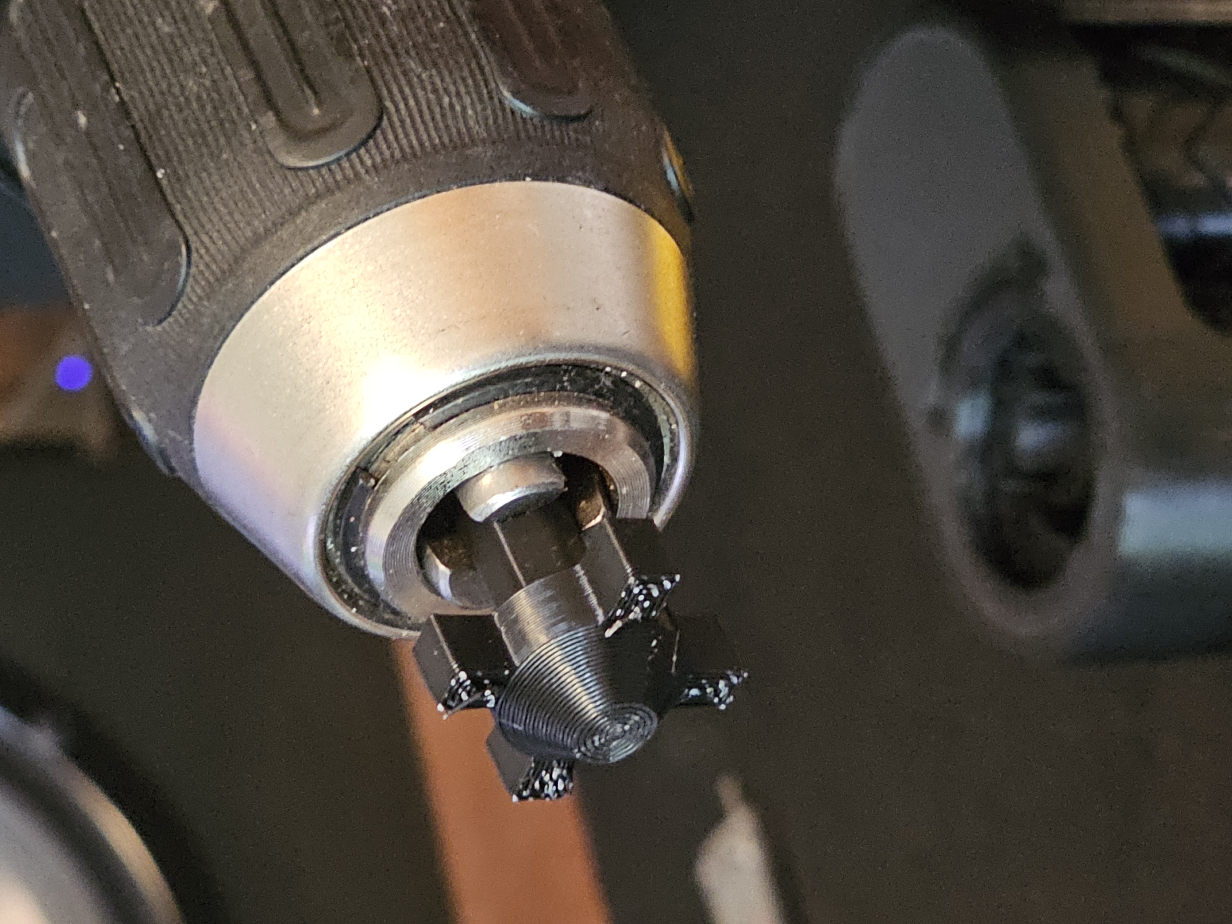 1/4" Business Card Embosser Drill Adapter