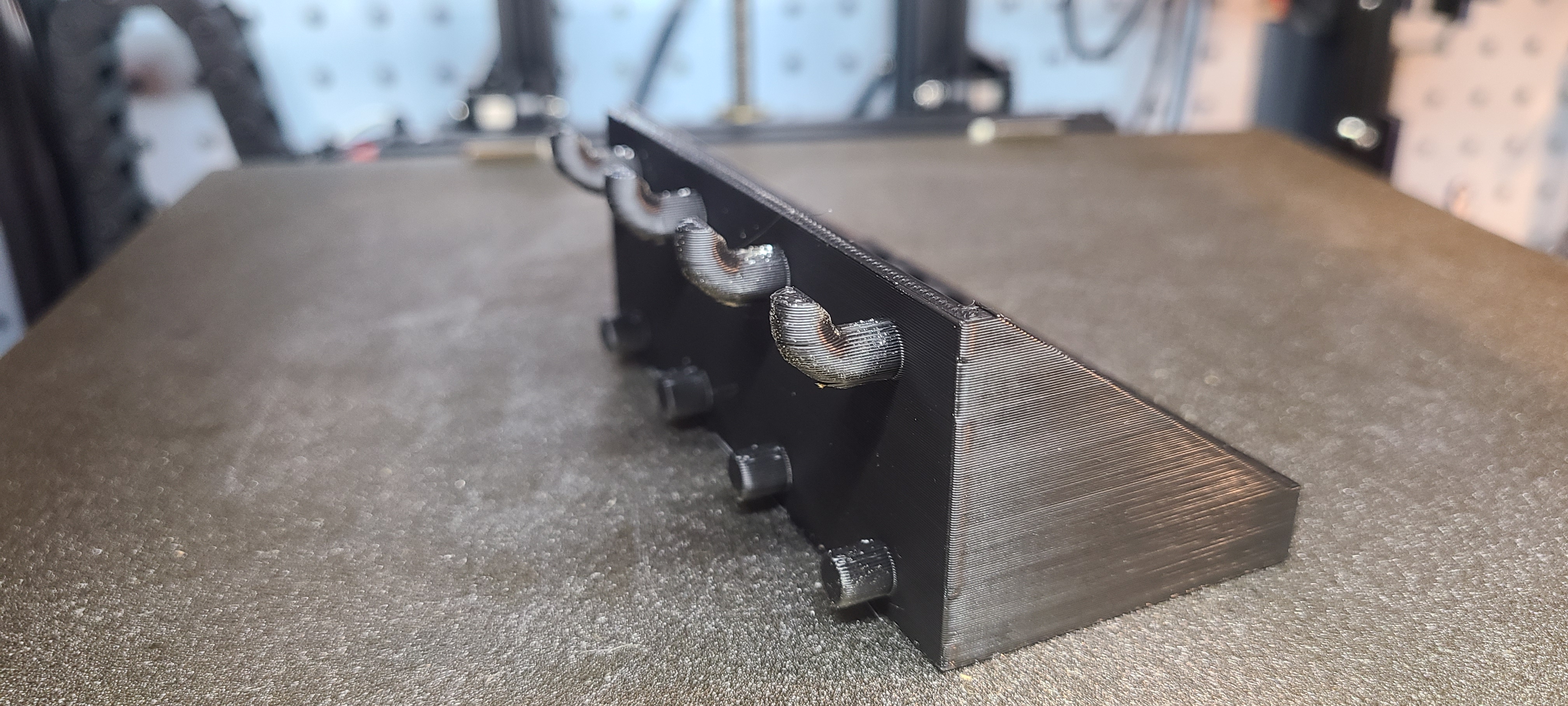 Pegboard AAA Battery Tray (Remix) 3D model thumbnail