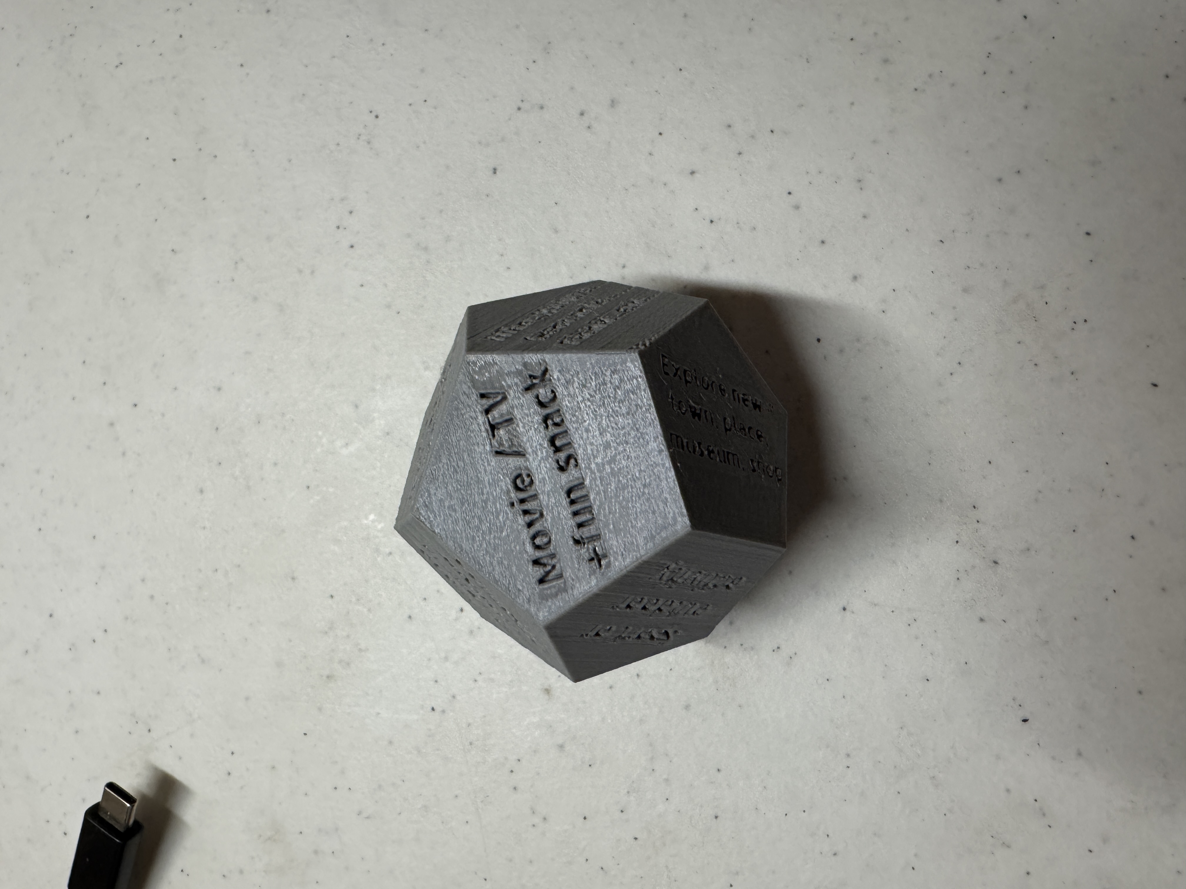 Date Night Die / Dice of Destiny / Activities Picker