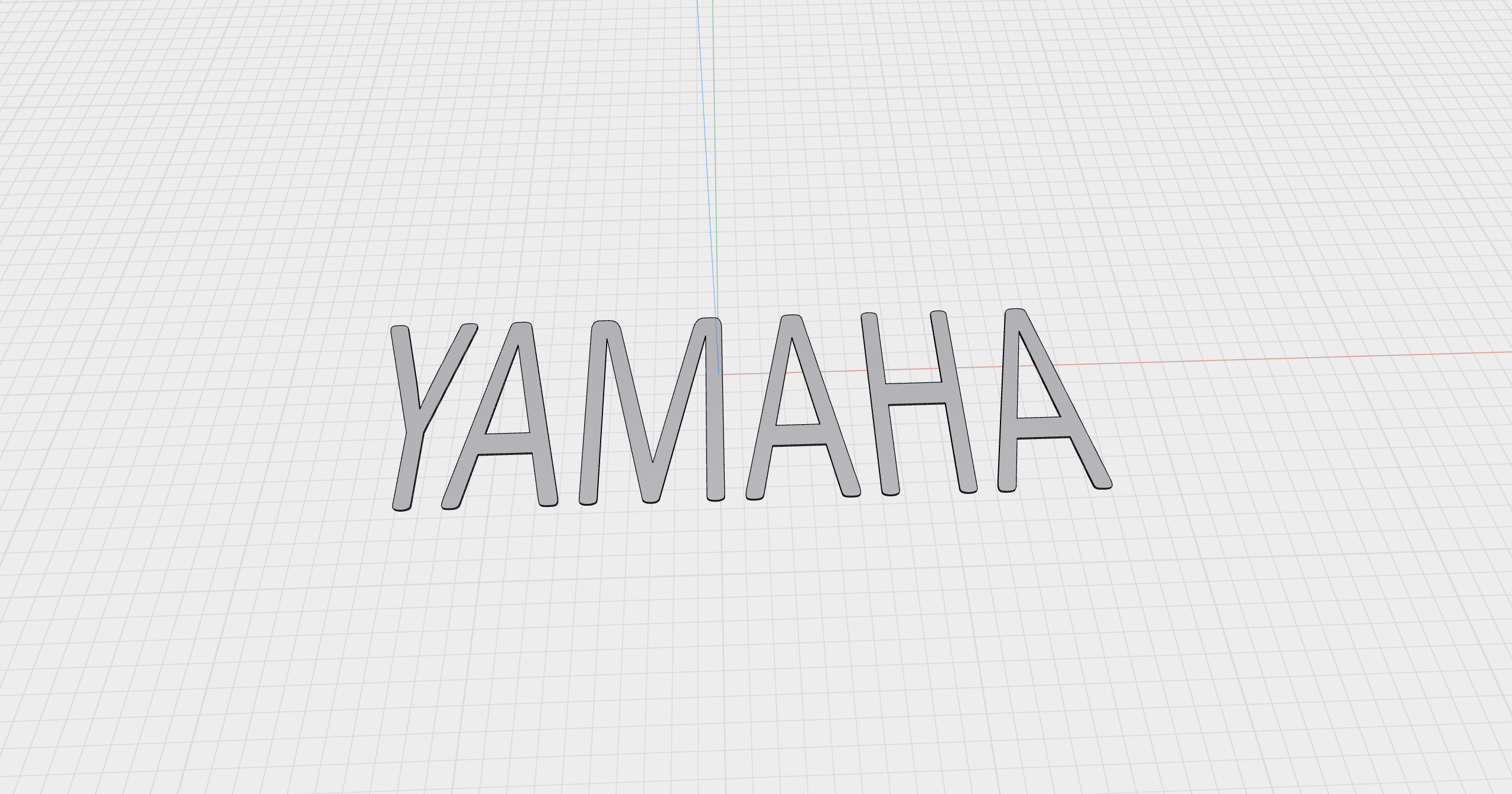 Yamaha Lettering